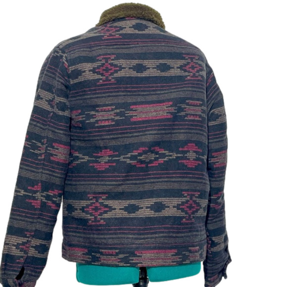 Billabong Barlow Sherpa Jacket NWT Size Small - Picture 2 of 15